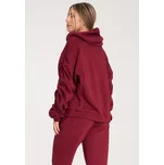 FIGL Mikina M1055 Bordó Loose Fit L