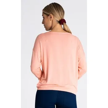 Oblečení a móda FIGL Halenka M981 Růžová Regular Fit L