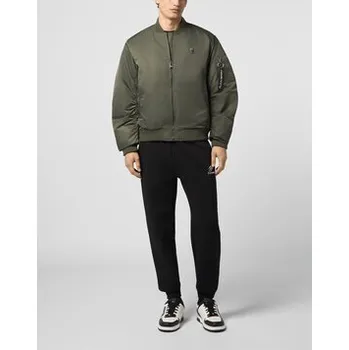 Pánský bomber Plein Sport Bunda bomber 24019 Zelená Regular Fit XXL