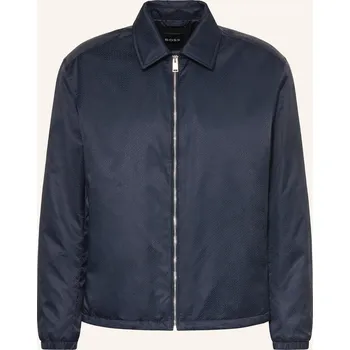 Boss Pánská Žakárová Bunda Crestell, tmavě modrá, 56