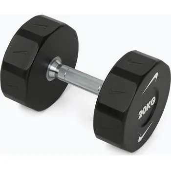Chromovaná činka Nike Strength Pro Urethane Dumbbell 20 kg black/white