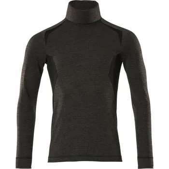 Pánské tričko MASCOT® Funkční triko s dlouhým rukávem Tmavě antracitová/černá Velikost: 2XL