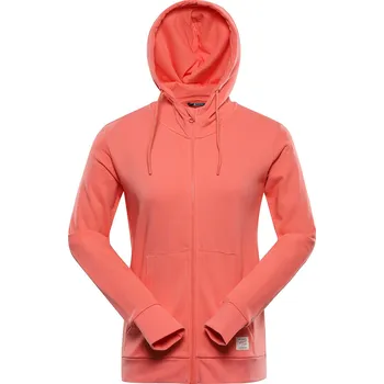 Dámské oblečení Dámská bavlněná mikina ALPINE PRO Lokka červená Velikost: XXXL