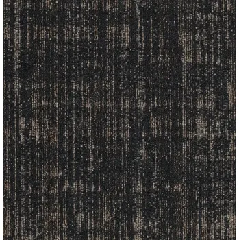 Koberec Lano kobercové čtverce MATRIX O 410 černo-hnědá