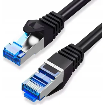 Síťový kabel Patchcord Montis S/FTP 6a RJ45 / RJ45 20 m černý