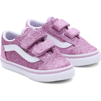 Chlapecké tenisky tenisky dětské VANS TD Old Skool V GLITTER LILAC - 25