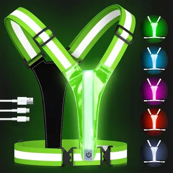 REFLEXNÍ VESTA POSTROJ SILNIČNÍ NA KOLO MOTO PRO BĚHÁNÍ