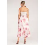 FIGL Plisovaná sukně M1163 Růžová Flared Fit S_M