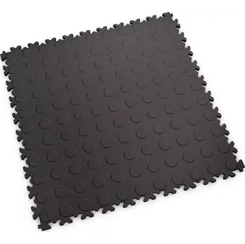 vinylová podlaha Šedá PVC vinylová zátěžová dlažba Fortelock Industry Eco - 51 x 51 x 0,7 cm