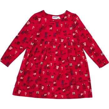 Dívčí šaty Dívčí šaty - WINKIKI WKG 02892, červená Barva: Červená, Velikost: 110