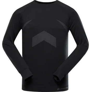 Pánské termoprádlo Pánské funkční triko ALPINE PRO Ambos černé Velikost: XL-XXL
