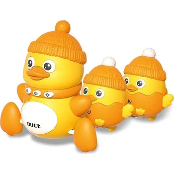 Hračka pro nejmenší Bavytoy Chodící kačenka s mláďaty