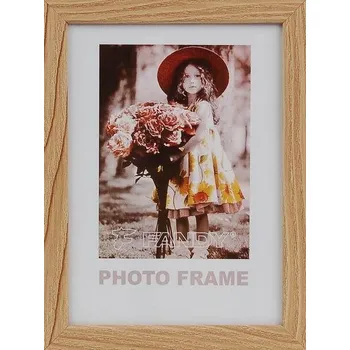 Rám na obraz FANDY Dřevěný rámeček Style 13x18 3 světle hnědý