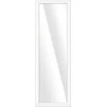 Zrcadlo v rámu Lahti, 47 × 127 cm, bílé dřevo LAHTI 40X120 AD