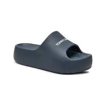Dámská obuv Nazouváky Tommy Jeans Tjw Chunky Flatform Slide EN0EN02454 Tmavomodrá 35
