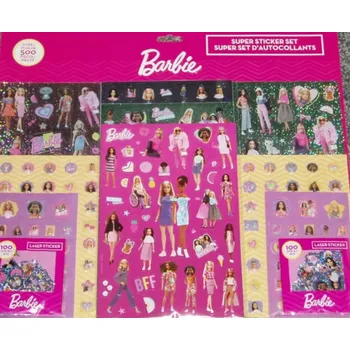 samolepka Samolepky klasické Barbie Undercover 500 ks