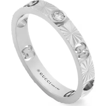 Prsten Zlatý Prsten Gucci Icon s Diamantem YBC727892003