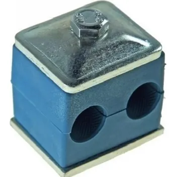 Příslušenství pro stavební techniku Držák hydraulických trubek pro dvě trubky 16 mm