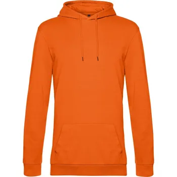 Pánská mikina B&C Pánská mikina s kapucí #Hoodie Barva: Oranžová, Velikost: XS
