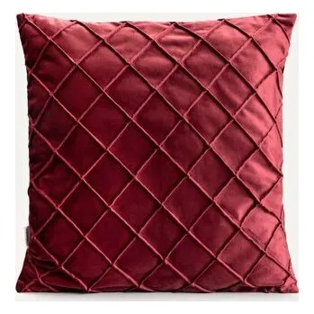 Dekorační povlak na polštář | COMERI | vínová | 45x45 cm | 749810
