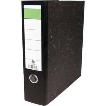 Kancelář Hit Office Pákový pořadač A4 7,5 cm mramor/černý