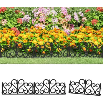 Plot Travní lem 17 ks černý 10 m PP - 8720286766828