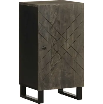 Organizace kuchyně Příborník černá 40x33x75 cm masivní mangovníkové dřevo - 8721158448019