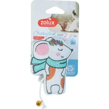 Hračka pro kočku Zolux hračka kočka CHATOUILLE Myška s věnečkem