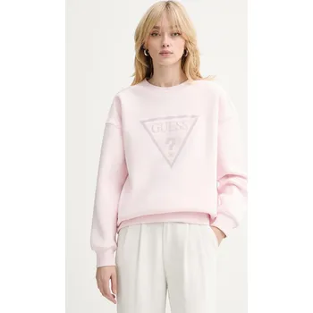 Dámská mikina Mikina Guess W6RQ16.KB681 růžová 30X, vel. L