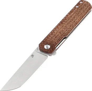 kapesní nůž Kansept Foosa 154CM Blade Brown Micarta X2020T1