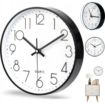 Hodiny Nástěnné hodiny Bedee bílé 30 cm