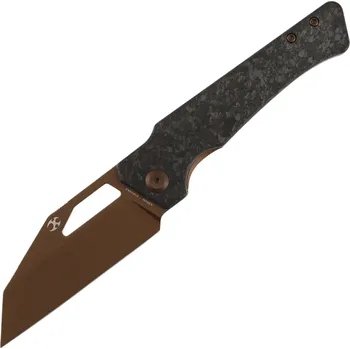 kapesní nůž Kansept Egress Rose Gold Coated CPM S35VN Shred Carbon Fiber K1033A3
