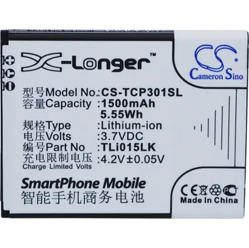Baterie pro mobilní telefon Baterie Cameron Sino CS-TCP301SL, Li-Ion, 1500