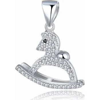 Přívěsek MOISS stříbrný přívěsek HOUPACÍ KONÍK