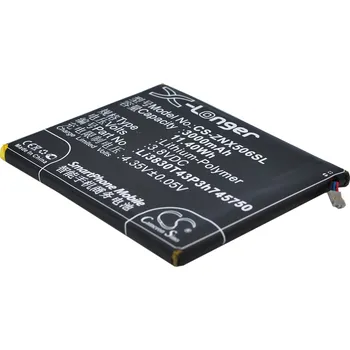 Baterie pro mobilní telefon Baterie Cameron Sino CS-ZNX506SL, Li-Polymer, 3000