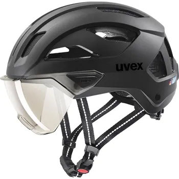 Cyklistická přilba Uvex Stride Visor helma black, 56-59