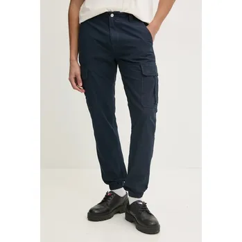Dámské kalhoty Bavlněné kalhoty Tommy Jeans DM0DM20284 námořnická modř 59X, vel. 32/34