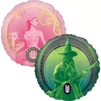 Balónek Foliový balonek oboustranný kruh Wicked 43cm