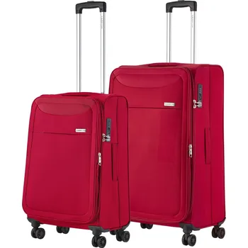 CARRY ON Sada kufrů Air Cherry Red 2-set S+L