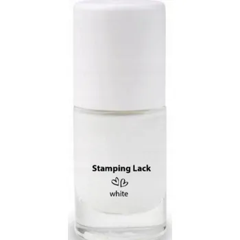 Lak na razítkování - Bílý 6 ml
