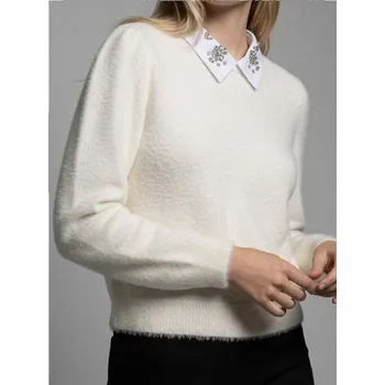 Dámský svetr Sinsay - Svetr - krémová - 7509J-01X - 7509J-01X-M-1