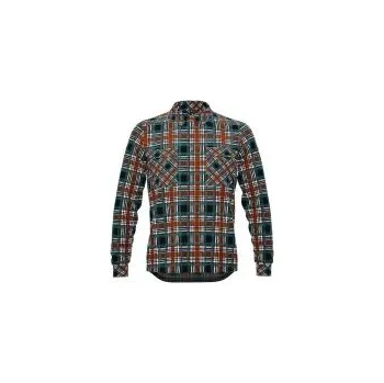 Pánská košile Crazy Idea Shirt Joker Man fire scottish L; Černá košile + DÁREK DLE VÝBĚRU!