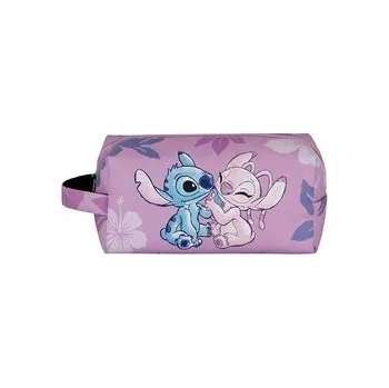 Kosmetická taška Disney - Kosmetická taštička Stitch růžová KM06865
