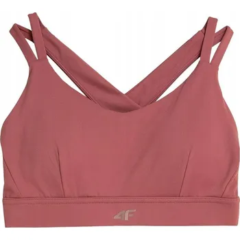Dámské spodní prádlo Sportovní podprsenka 4F růžová H4Z21 STAD015 54S XS