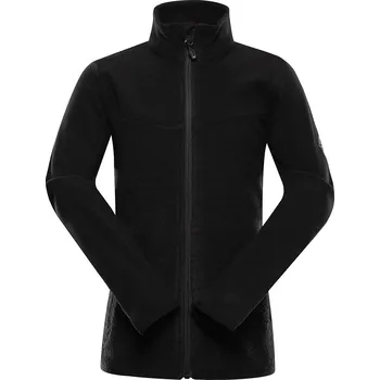 Chlapecká mikina Dětská fleecová mikina ALPINE PRO Siuso 3 černá Velikost: 104-110