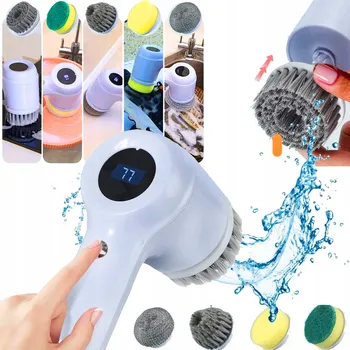 ELEKTRICKÝ rotační kartáč na čištění, úklid a mytí – MULTIFUNKČNÍ