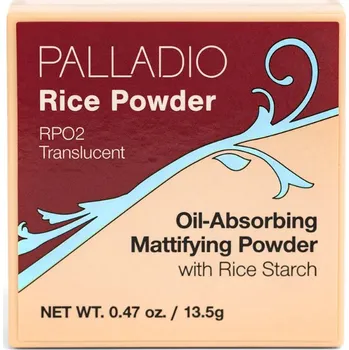 Pudr Palladio Beauty Group Rýžový pudr sypký PRŮSVITNÝ 13,5g - zakrývá nedokonalosti celý den ideální pro světlý až střední tón pleti