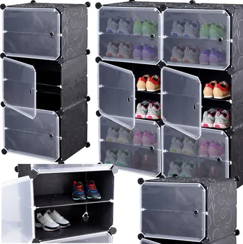 Botník Botník Kanza 88 x 94,5 x 32 cm černá