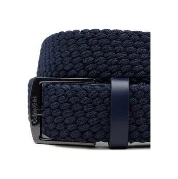 Opasek Pánský pásek Calvin Klein Ck Casual Elastic Braided 35Mm K50K512839 Tmavomodrá 100