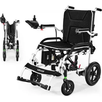 Invalidní vozík Elektrický invalidní vozík pro dospělé, nosnost 100 kg, skládací a lehký motorizovaný invalidní vozík, dojezd 19,3 km, terénní elektrický vozík, přenosný pro seniory a osoby se zdravotním postižením